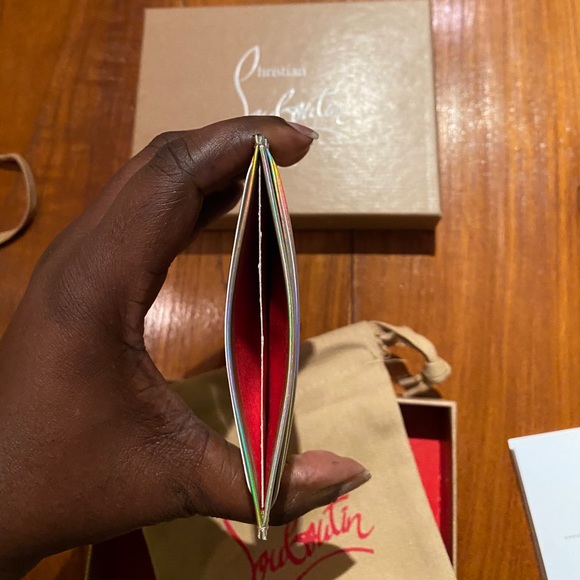 Christian Louboutin Kios Specchio Laser/Metal Wallet - Picture 3 of 5
